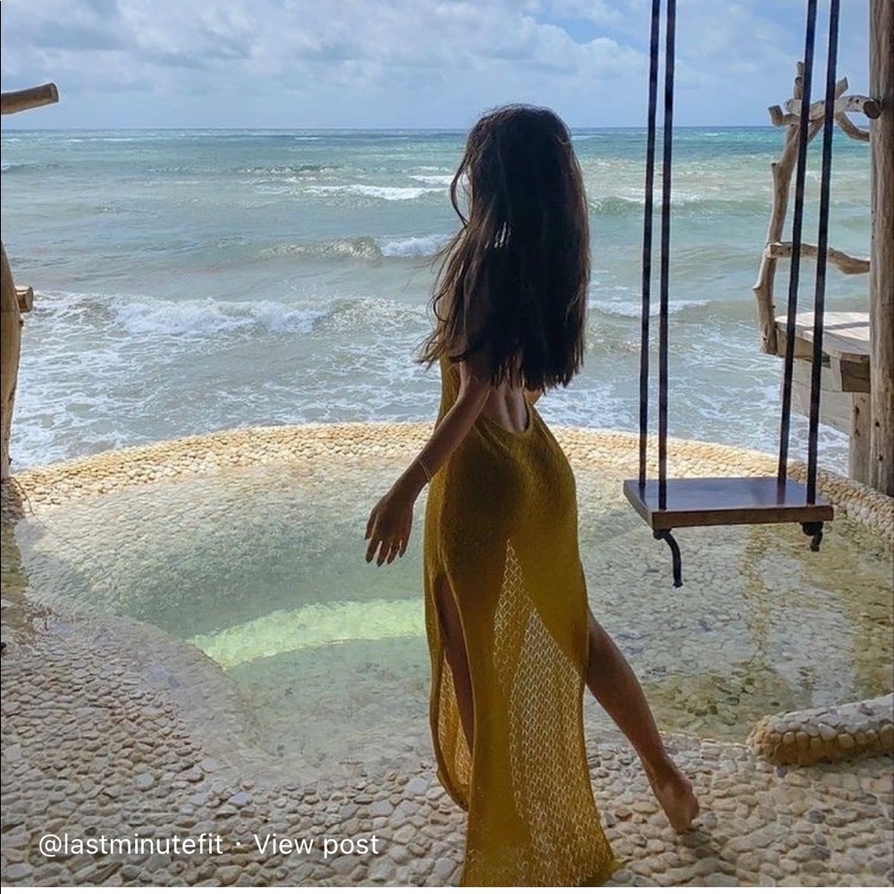 Beach sheer cover up